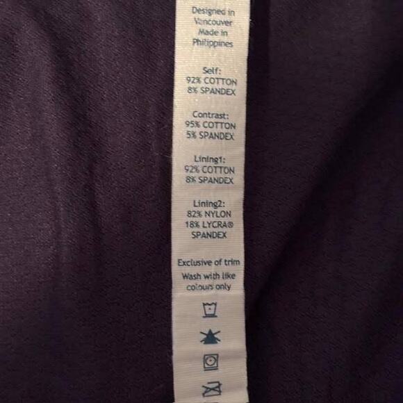 Lululemon Full Zip Vented Scuba Sweatshirt Chambray Heather Navy Womens Size 6 - Picture 14 of 14